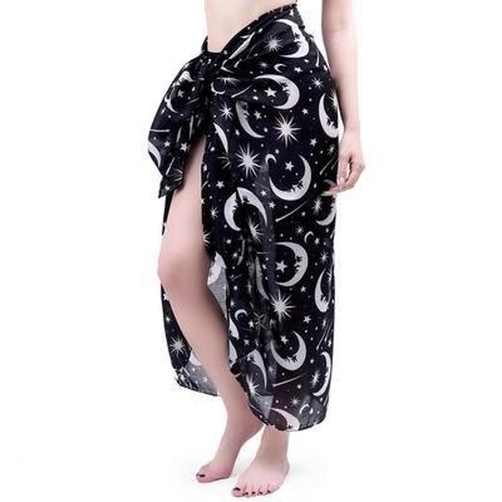 Killstar Moon Beach Wrap Cover-Up